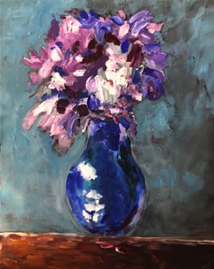 blue purple flowers in blue vase.jpg